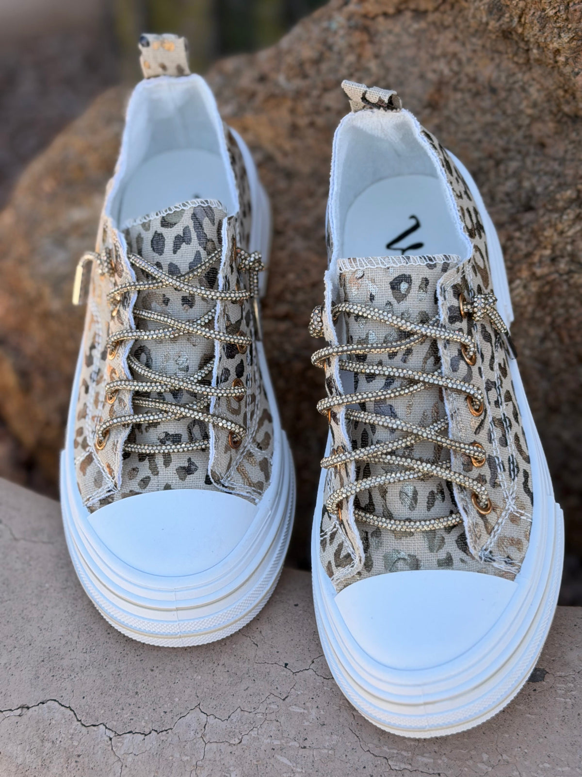 Very G Footwear The Very G West of Cheetah Tennie Shoe