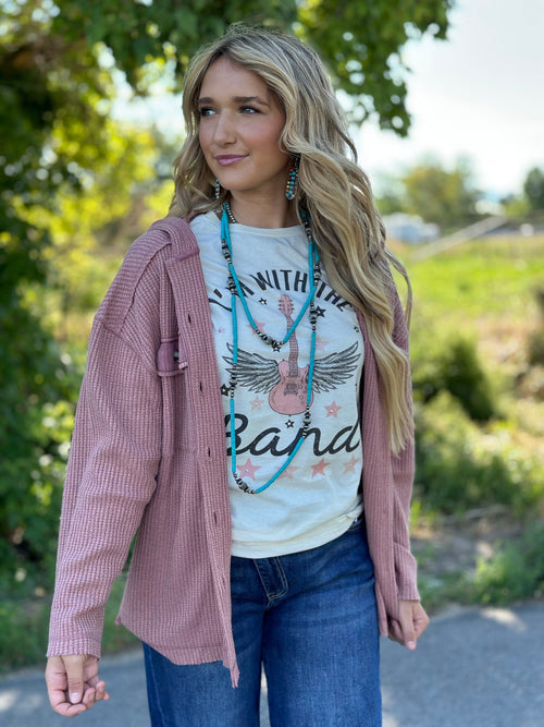 Shop Envi Me Cardigans and Kimonos The Wasatch Button Up Shirt Jacket