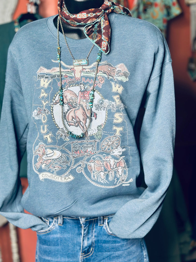 Shop Envi Me Tops The Way Out West Sweatshirt