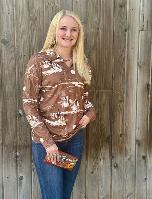 Shop Envi Me Tops and Tunics The Wayne Cowboy Pullover
