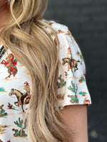 Shop Envi Me Tops and Tunics The Ways Of The West V Neck Top