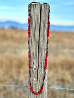Shop Envi Me Jewelry Red The West of Amarillo Coral & Copper Necklace