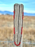 Shop Envi Me Jewelry Red The West of Amarillo Coral & Copper Necklace