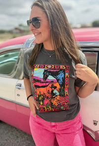 Shop Envi Me It's T-shirt Kinda Day The West Of Cactus Cowboy Tee