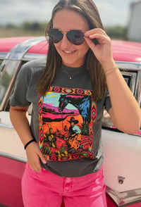 Shop Envi Me It's T-shirt Kinda Day The West Of Cactus Cowboy Tee