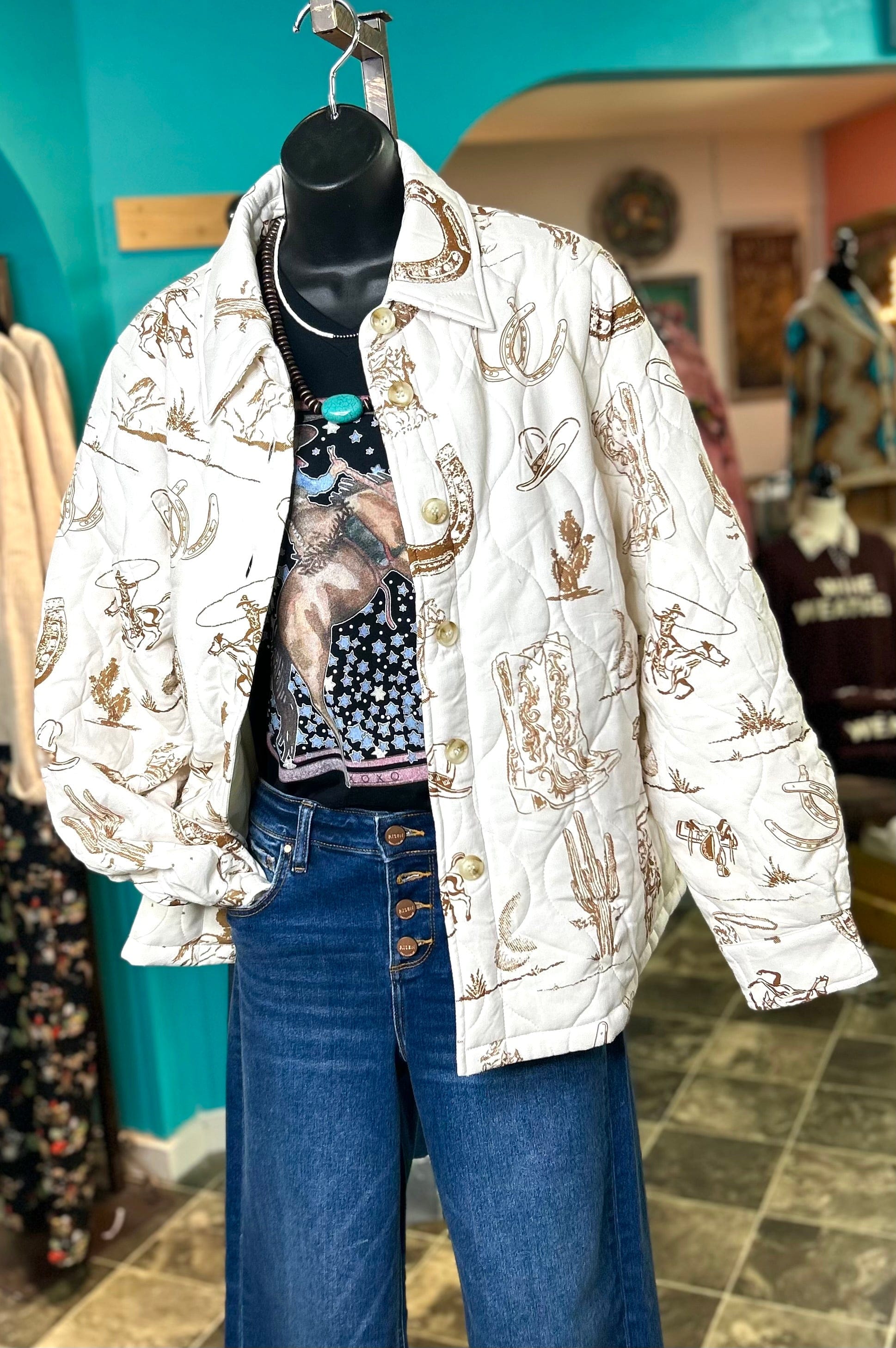 Shop Envi Me Cardigans and Kimonos The West of Guadeloupe Western Shacket