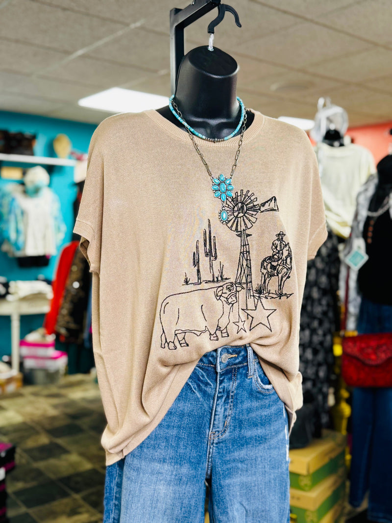 Shop Envi Me Tops and tunics The West of Pecos Top/Vest
