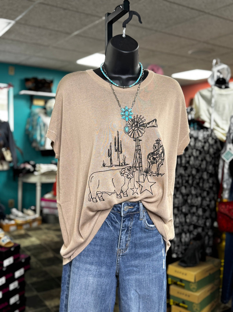 Shop Envi Me Tops and tunics The West of Pecos Top/Vest