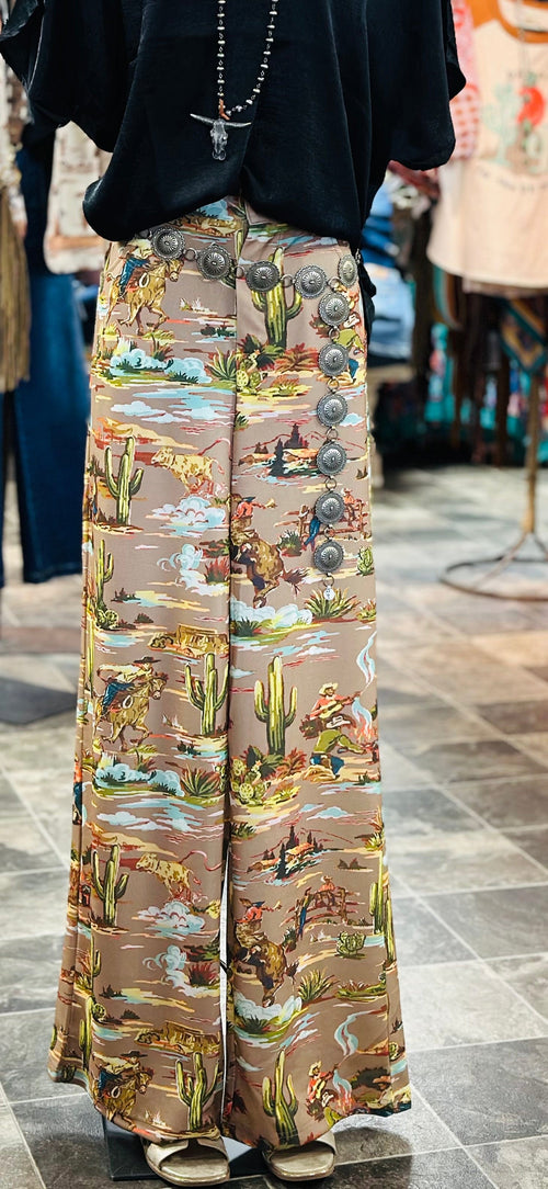 Shop Envi Me The West of Ranch Cowgirl Wide Leg Pant