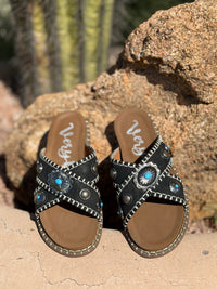 Shop Envi Me Footwear The West Of The Dakotas Concho Sandals