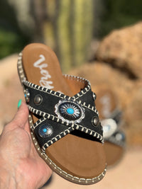 Shop Envi Me Footwear The West Of The Dakotas Concho Sandals