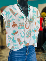 Shop Envi Me Tops and tunics The West of The Pecos Top/Vest