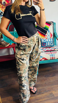 Shop Envi Me The West of The Ranch Camo Wide Leg Pant