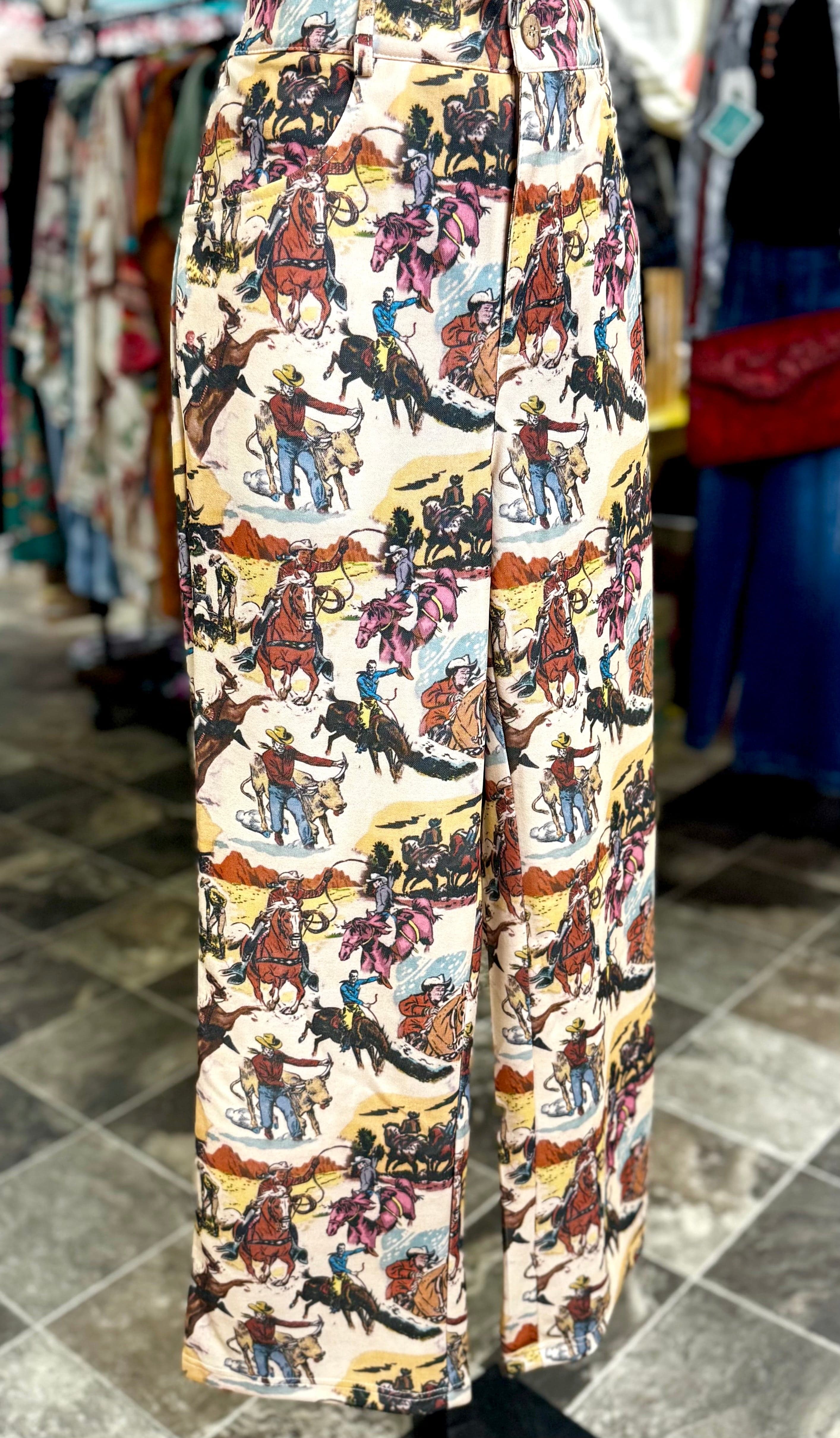 The West of The Ranch Cowgirl Wide Leg Pant β Shop Envi Me