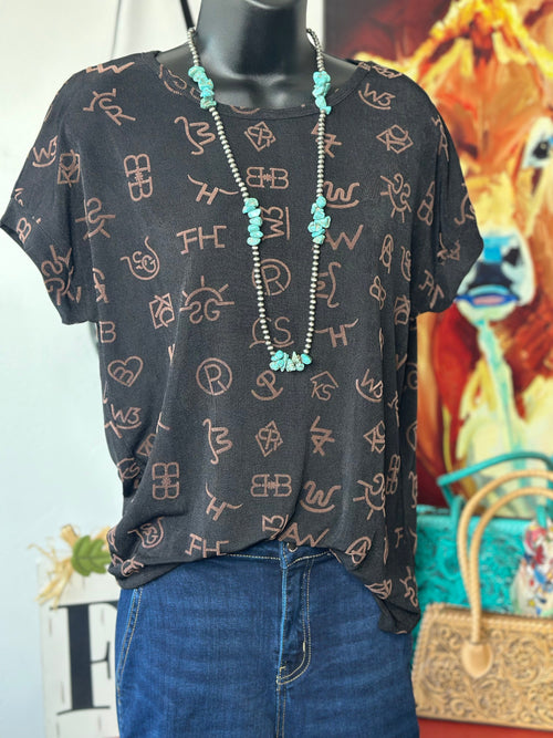 Shop Envi Me Tops and Tunics The Western Copper Brands Top