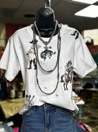 Shop Envi Me Tops and Tunics The Western Desert Embroidered Tee