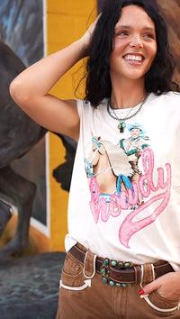 Shop Envi Me Tops and tunics The Western Howdy Tee