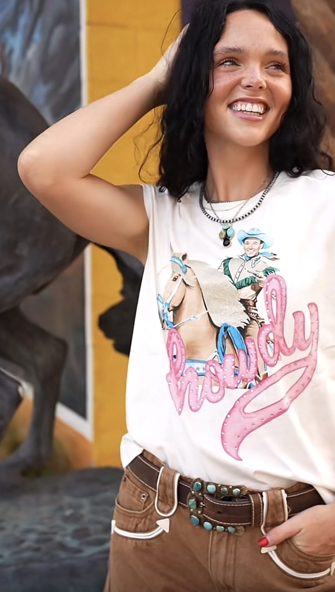 Shop Envi Me Tops and tunics The Western Howdy Tee