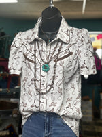 Shop Envi Me Tops and Tunics The Western Icons Button Up Shirt