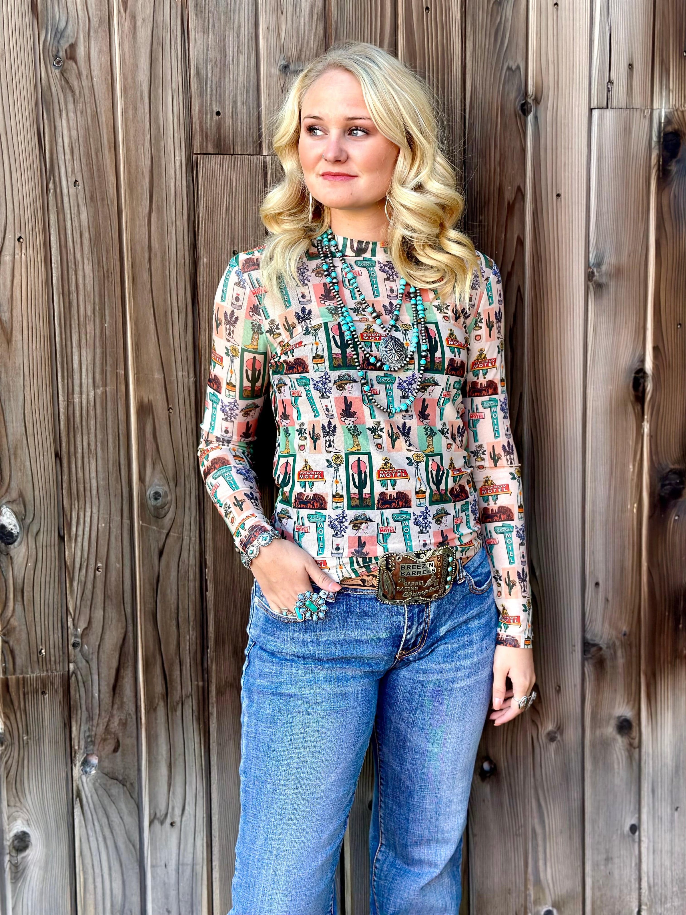 long sleeve mesh top under t shirt
