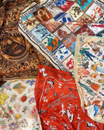 Shop Envi Me Red Retro Bandana The Western Shorty Scarves by XoXo