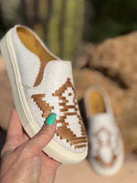 Very G Footwear The Western Weave Mule Tennie Shoe