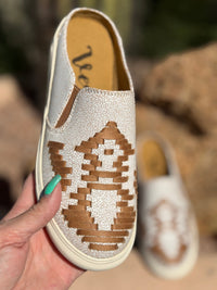Very G Footwear The Western Weave Mule Tennie Shoe