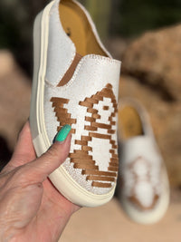 Very G Footwear The Western Weave Mule Tennie Shoe