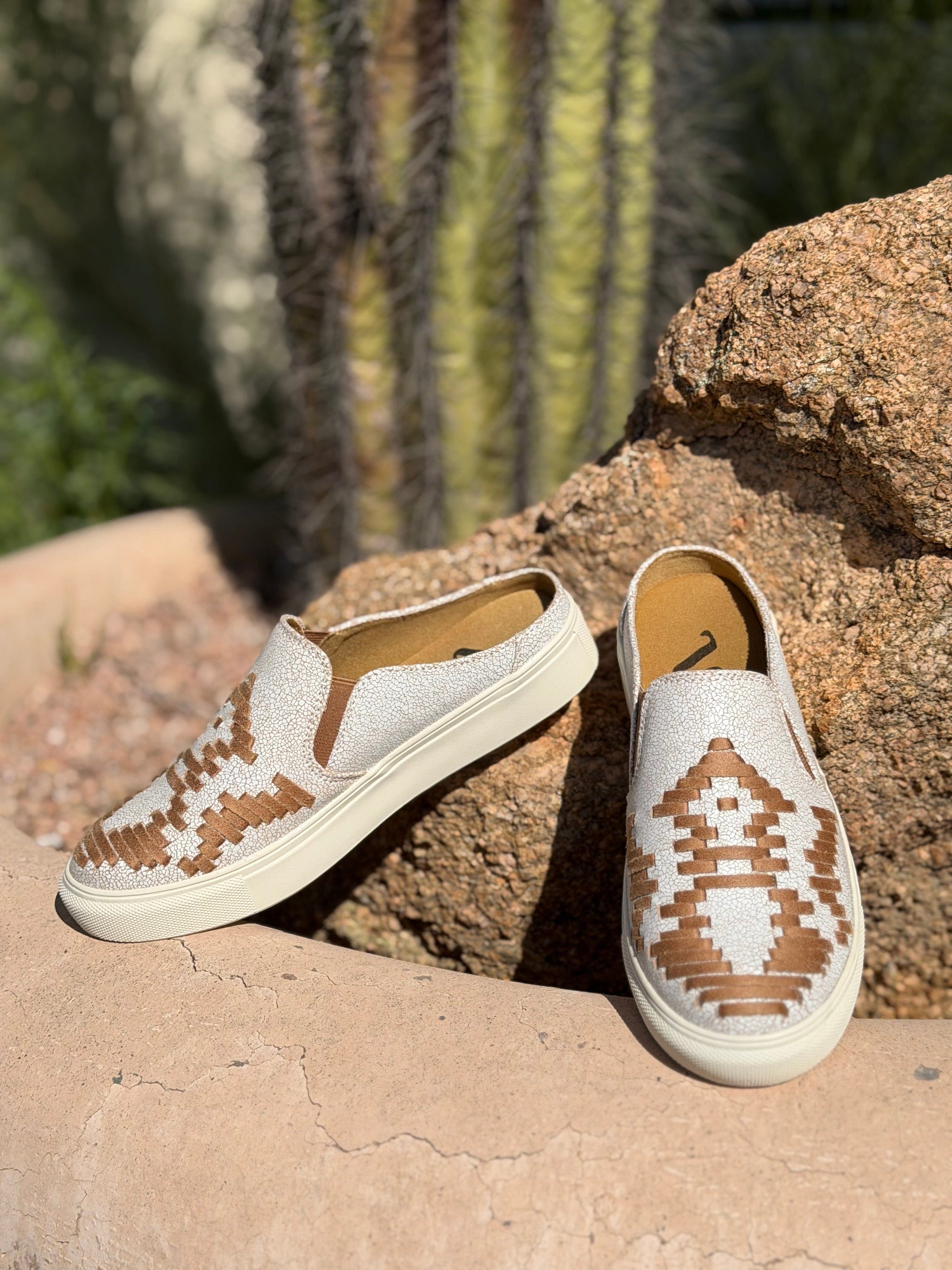 Very G Footwear The Western Weave Mule Tennie Shoe