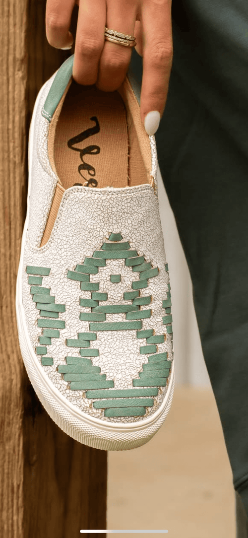 Very G Footwear The Western Weave Slip On Tennie Shoe