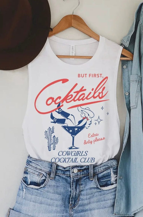Shop Envi Me Tops and Tunics The White Cowgirls Cocktail Club Tank