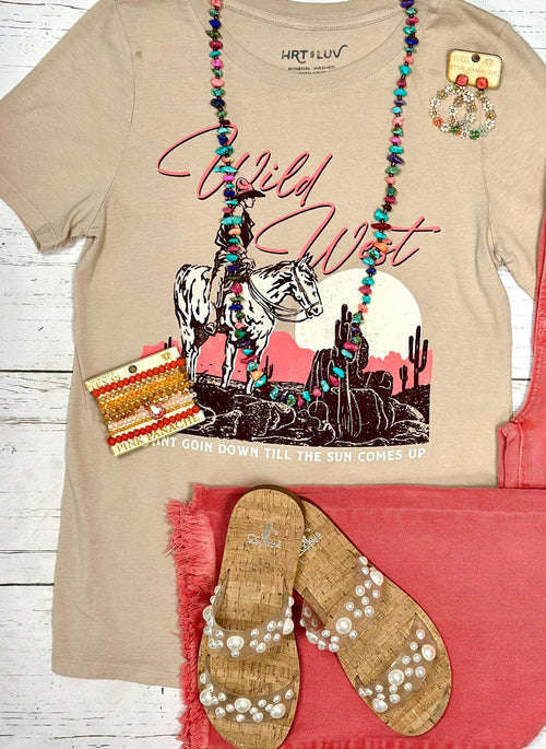 Shop Envi Me Tops and Tunics The Wild In The Desert Summer Tee