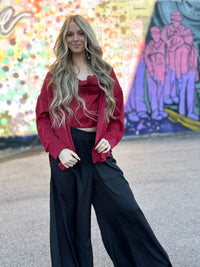 Shop Envi Me Tops and Tunics The Wild Vegas Nights Satin Top & Tank Set
