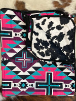 Shop Envi Me The Wyoming Aztec Cow Print Western Throw Blanket