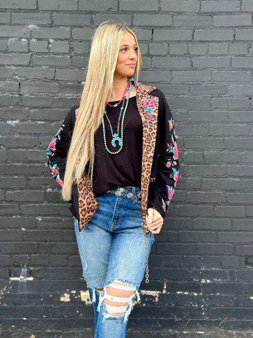 Shop Envi Me Outerwear The Wyoming Bluffs Embroidered Blazer