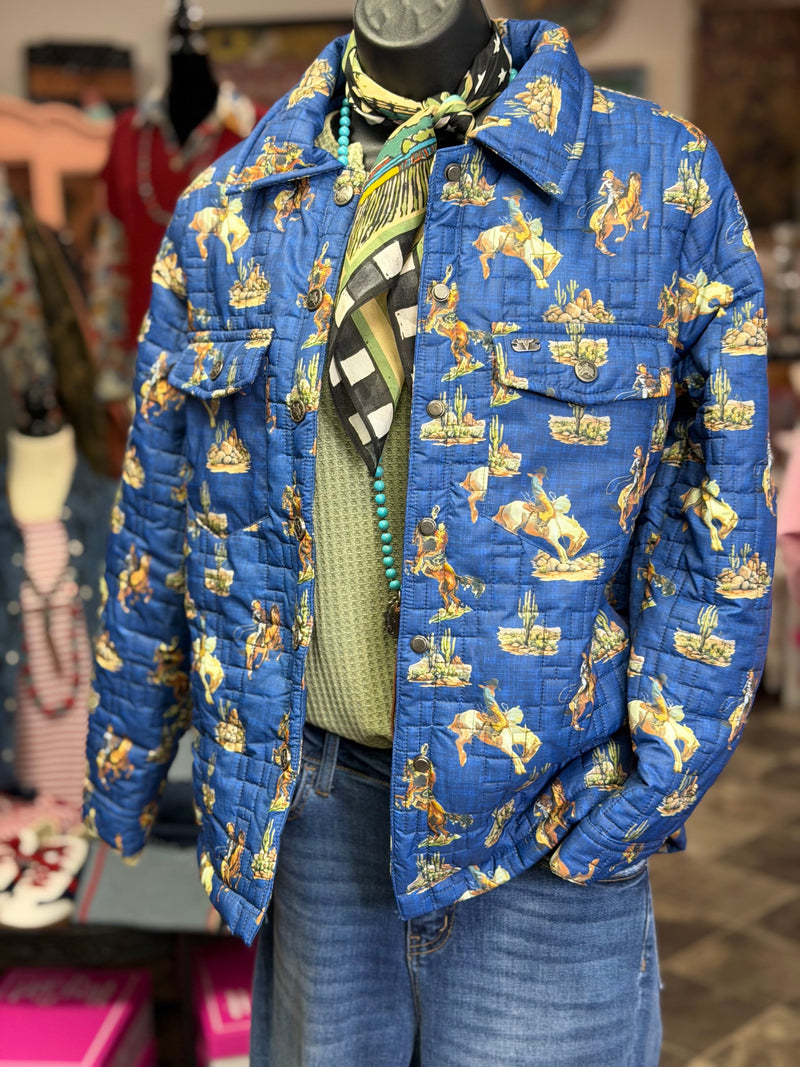 Shop Envi Me Tops and Tunics The Wyoming Cowgirl Quilted Jacket