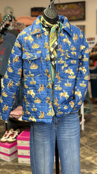 Shop Envi Me Tops and Tunics The Wyoming Cowgirl Quilted Jacket