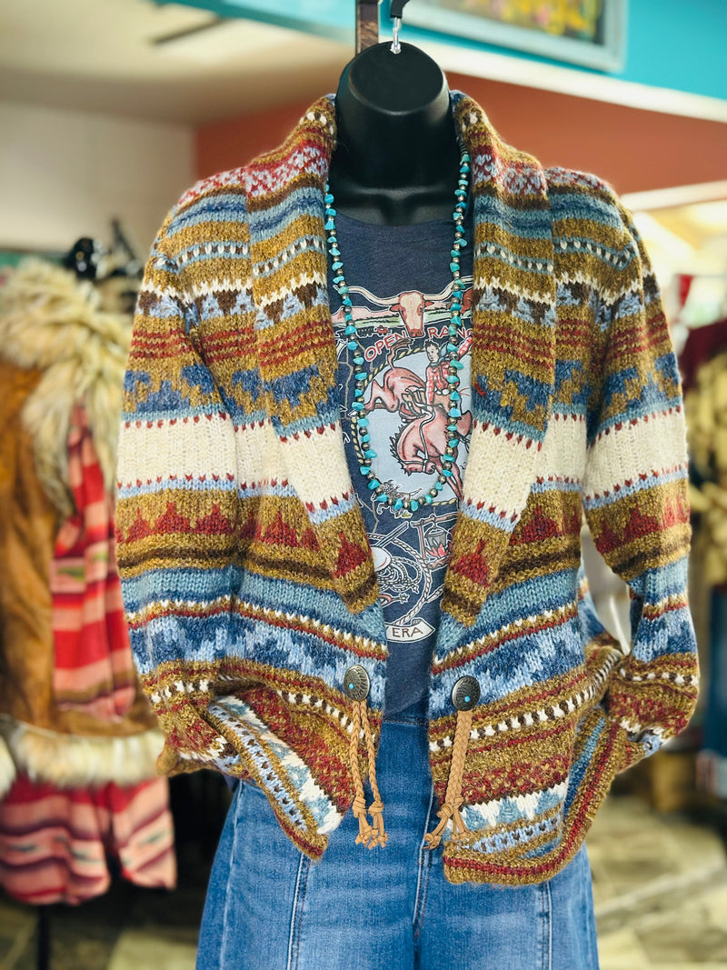 Shop Envi Me Cardigans and Kimonos The Wyoming Cozy Concho Cardigan