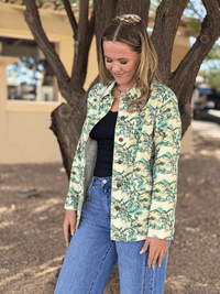 Shop Envi Me Outerwear West Of Texas Cactus & Cowboys Jacket