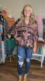 The Senorita Embroidered Poncho Top