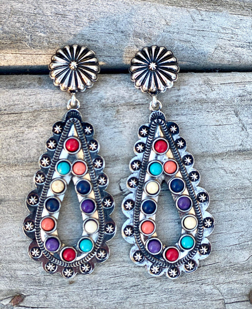 Shop Envi Me Earrings Multi Be My Pinata Southwest Stone Earrings