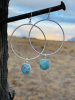 Shop Envi Me Earrings Circle Turquoise Drop Earring