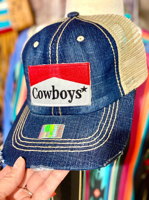 Shop Envi Me Cap Denim Cowboys Cap