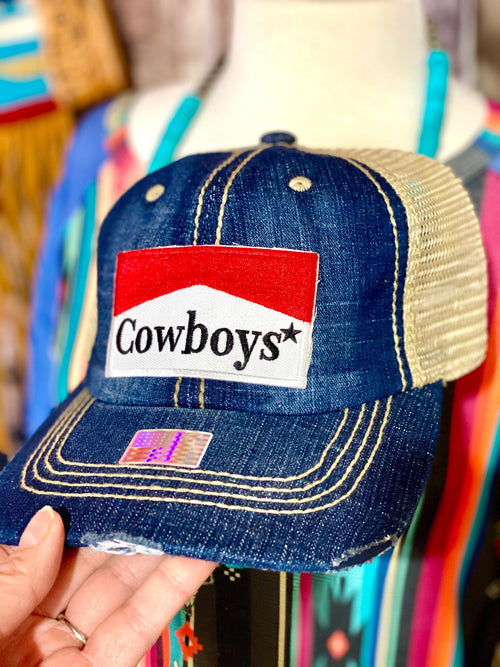 Shop Envi Me Cap Denim Cowboys Cap