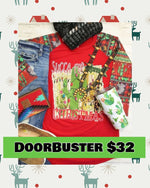 Shop Envi Me It's T-shirt Kinda Day DoorBuster The Succa For Christmas Pattern Sleeve Top