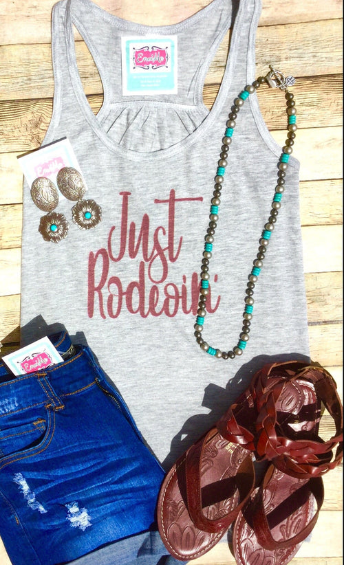 Shop Envi Me It's T-shirt Kinda Day Just Rodeoin’ Tank