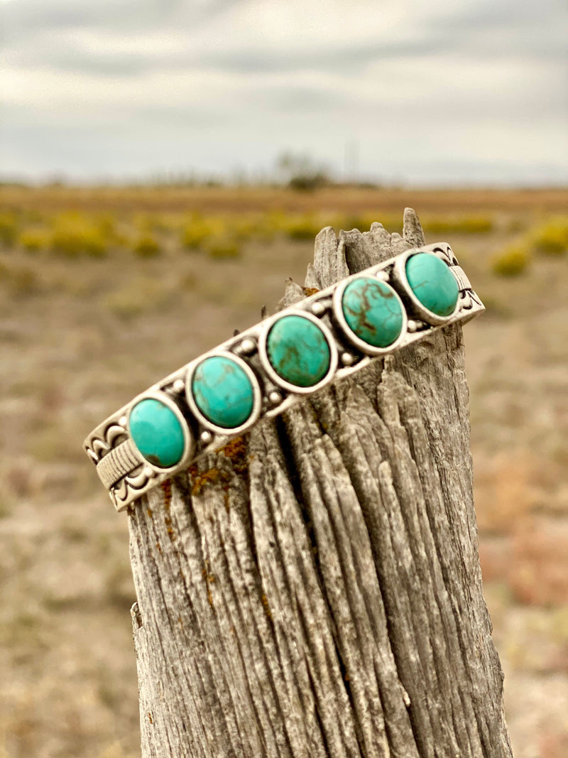 Buy 15ct turquoise and pearl Edwardian bracelet. - Kalmar Antiques