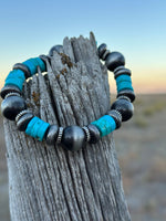 Shop Envi Me Bracelets Sabina’s Silver & Turquoise Bracelet