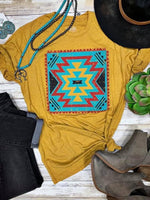 Shop Envi Me It's T-shirt Kinda Day Tabba’s Tribal Spring Colors Tee
