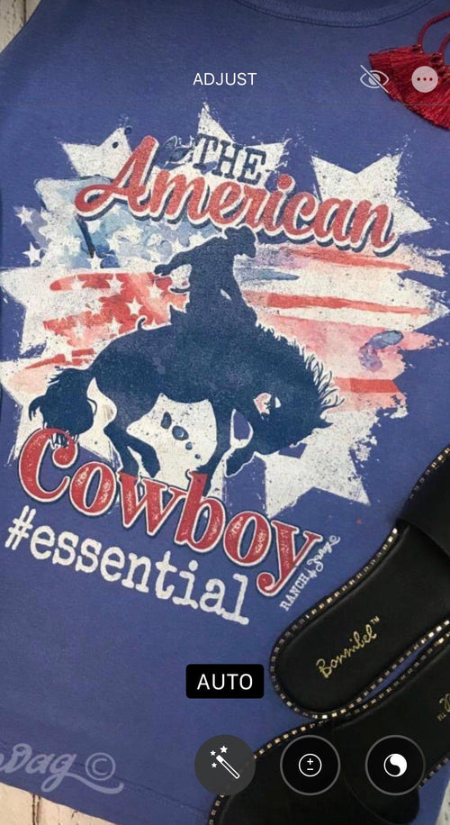 Shop Envi Me It's T-shirt Kinda Day The American Cowboy V Neck Tee